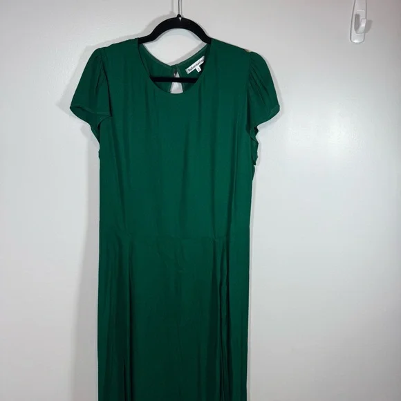 Reformation Gavin Midi Dress Emerald Green size 14 Reformation Gavin Midi Dress Emerald Green size 14